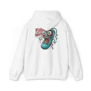 Hoodie 071 Back White